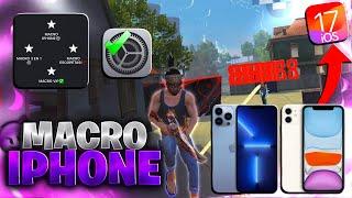 MACRO PARA IPHONE X 11 12 13 14 & 15  COMO ACTIVAR MACRO EN IPHONE CORRECTAMENTE  FREE FIRE