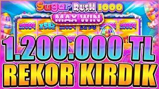 Sugar Rush 1000 Max Win  1.200.000 TL REKOR KIRDIK  SLOT OYUNLARI BİGWİN