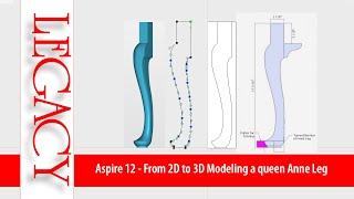 Aspire 12 - From 3D to 3D with the 2 rail sweep