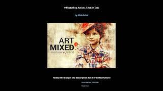 9 Photoshop Actions  Action Sets by SlideSalad