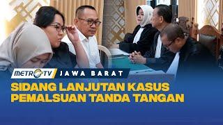 Sidang Kasus Pemalsuan Tanda Tangan