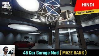 GTA 5 Offline - Install Open 45 Car Garage Mod  Maze bank  Lombank  Arcadius  garages  Hindi