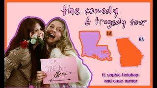 the comedy + tragedy tour VLOG EPISODE 2 - New Orleans and Atlanta sophie holohan + catie turner