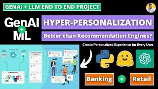 GenAI Hyperpersonalization with Machine Learning and LLM for Insights  Recommendation Engine