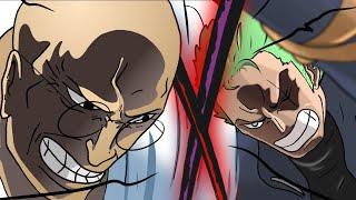 ZORO VS GOROSEI NUSJURO Fan animation  One Piece chapter 1117