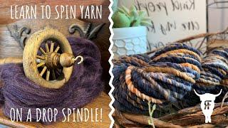 How to Spin Yarn on a Drop Spindle