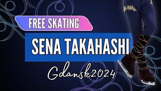 Sena TAKAHASHI 高橋 星名 JPN  Junior Men Free Skating  Gdansk 2024