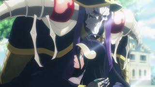 Ainz hugged Albedo who was crying - Overlord season 4  Episode 3