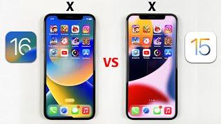 iOS 16 vs iOS 15 SPEED TEST - iPhone X iOS 16 vs iPhone X iOS 15 SPEED TEST  Dont UPDATE 