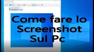 Come catturare lo schermo del pc con Windows tutorial screenshot