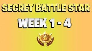 ALL Fortnite season 6 Hidden Battle Star Locations week 1 to 4   Season 6