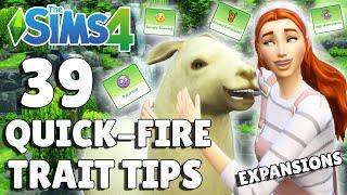 39 Must Know Trait Tips And Features Expansions  The Sims 4 Guide