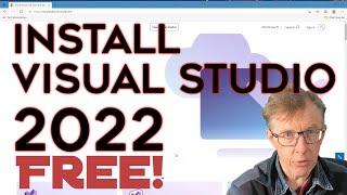 Download and Install Visual Studio 2022 – FREE