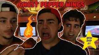 We Attempted The GHOST PEPPER Wings  Gold Star Addition