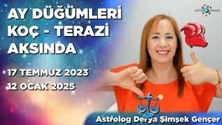 Ay Düğümleri Koç - Terazi Aksında  3 - 9 Temmuz 2023 Haftalık Burç Yorumları