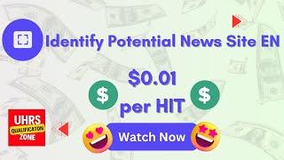  Identify Potential News Site EN  100 % Accuracy  successfully pass  new updated 
