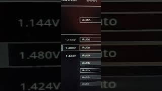 default CPU SOC Voltage on Bios 0214 asus tuf a620m plus DOCP MODE ENABLED