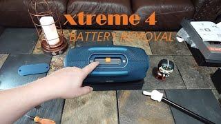 JBL XTREME 4 Battery Removal Demo. Best New Feature for the New Model.