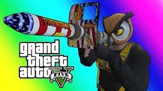 GTA 5 Online Funny Moments - Floating RPG & Batcoon Dumpster Company