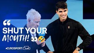 McEnroe STUNS Alcaraz with Spanish insult   On-Court Interview - Australian Open 2024 