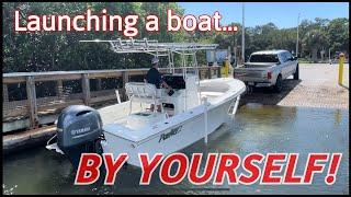 HOW TO Launch and retrieve a boat by yourself