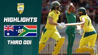 Australia v South Africa 2023-24  Third ODI