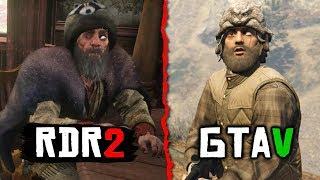 GTA Characters in Red Dead Redemption 2 GTA Easter Eggs in RDR2