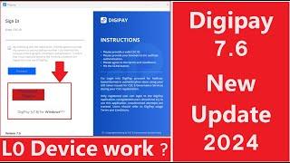 Digipay 7.6 New Update 2024  L0 Device Working  Digipay New Update #cscvle #csc #cscnewupdate