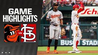Orioles vs. Cardinals Game Highlights 52024  MLB Highlights