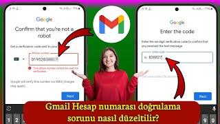 Nasıl Düzeltilir Bu telefon numarası doğrulama için kullanılamaz