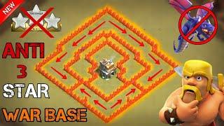 NEW TH7 WAR BASE  ANTI 3 STAR WAR BASE  UNBEATABLE WAR BASE 2017...