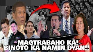 MAGTRABAHO KA BINOTO KA NAMIN DYAN  EX PRES DUTERTE BINASAG SI PRESIDENT MARCOS