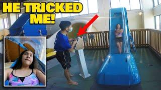 HE PRANKED ME ON THE SCARY WATER SLIDE Great Wolf Lodge Loses Power Winning BIG in the ARCADE