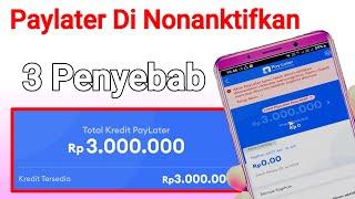 Lazada Paylater Tifak Bisa Di Gunakan  Di Nonaktifkan