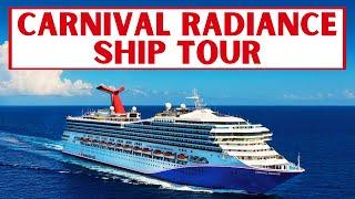 Carnival Radiance 2023 Deck Tour  Cruise Ship Walkthrough