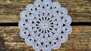 Beginners Doily Crochet Tutorial