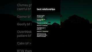 Best relationships