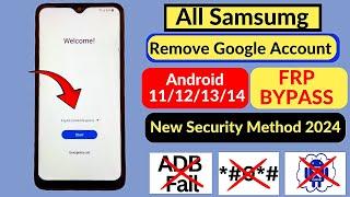FinallyWithout *#0*# All Samsung Frp Bypass 2024  All Android 1213 14 Google Account New Tool.