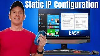 CONFIGURE A STATIC IP ADDRESS  IN 4 MINUTES