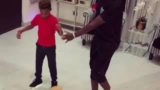 Like Father Like Son Peter Okoyes Son Cameron Showing Off His Dancing Skills