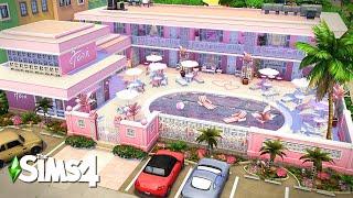 Pink Motel  The Sims4 Stop Motion Build  NoCC 【シムズ４建築】