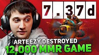 ARTEEZY DESTROYED 12000 MMR GAME on GYROCOPTER CARRY