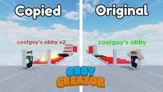 Copying People’s Obbies Until They Notice 2 Roblox Obby Creator