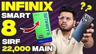 Infinix Smart 8  Unboxing  22Hazar Main iPhone Design??