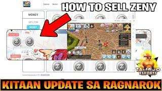 RAGNAROK ZERO ETERNAL LOVE KITAAN UPDATE HOW TO SELL ZENY FROM YOU INVENTORY