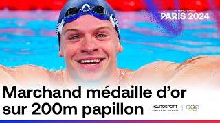 JO PARIS 2024 - LE ROI LÉON MARCHAND CHAMPION OLYMPIQUE DU 200M PAPILLON AVEC RECORD OLYMPIQUE 