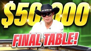 $50000 FINAL TABLE With Celebrities $20000 For First  Rampage Poker Vlog