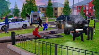 ЖЕСТКОЕ ДТП ПУТЬ до ФСБ на AMAZING ONLINE в GTA CRMP