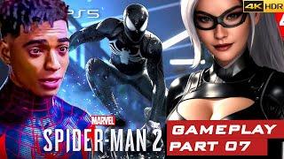 Peter asked Miles to save his Ex Black Cat  Spider Man 2 Gameplay PS5 Part 7 in Hindi Spiderman 2