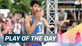 Ricci Rivero - Play of the Day Day 2 - 2015 FIBA 3x3 U18 World Championships